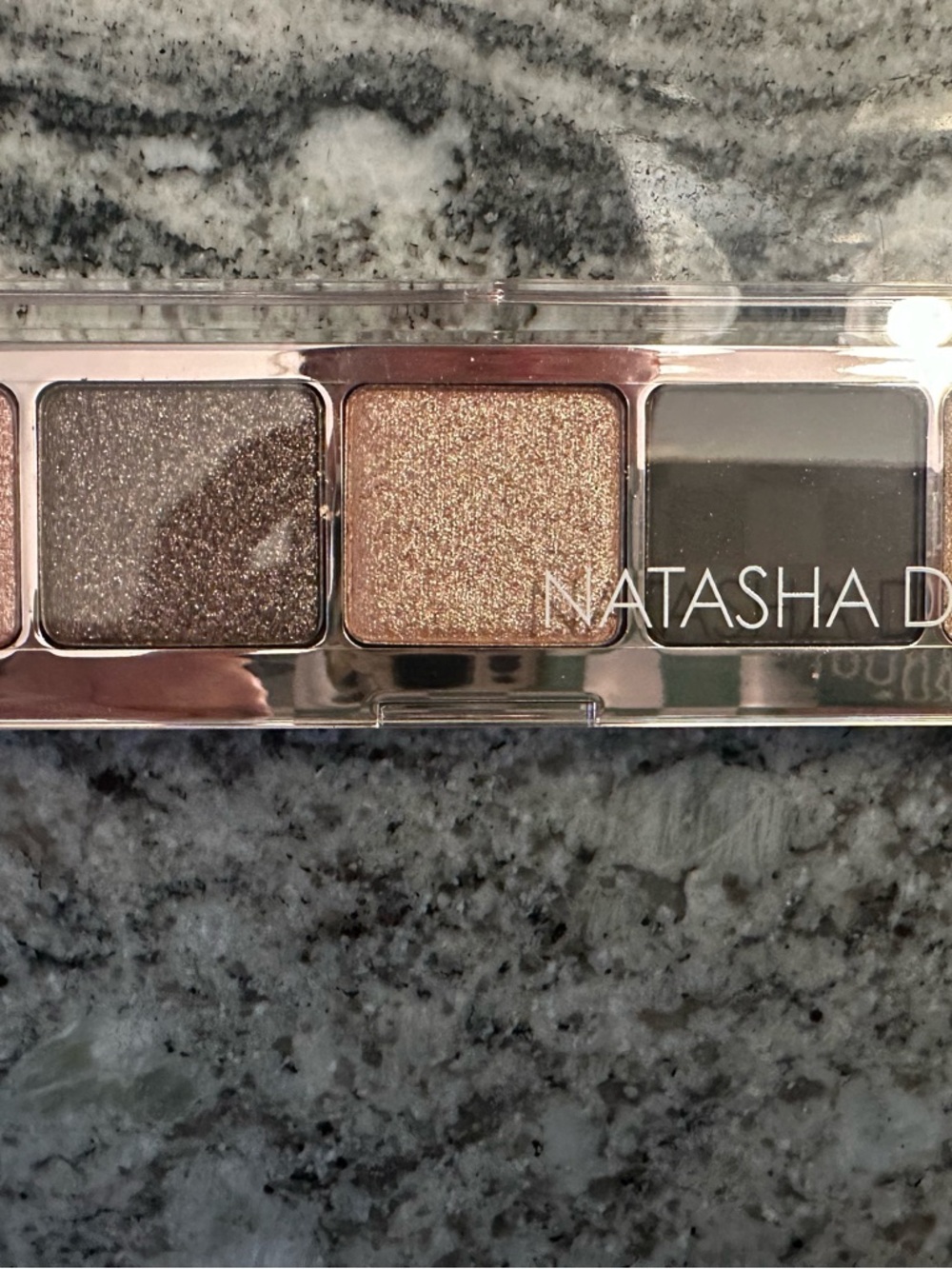 Natasha Denona Eyeshadow Palette with Shimmery Brown and Gold Shades